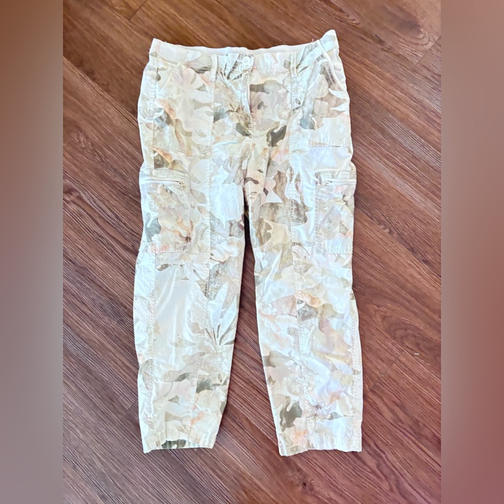 Chico’s camo crop pants